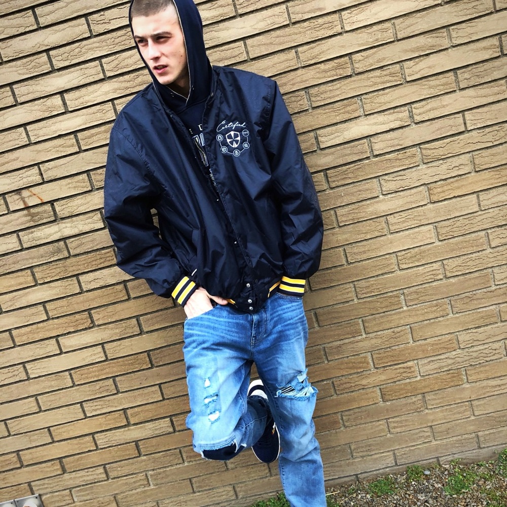 “Certified Lucky” Designer Bomber Jacket